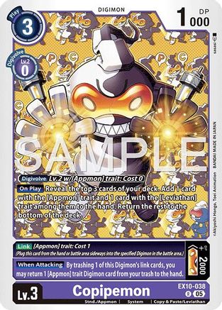 Copipemon (EX10-038) - [Sinister Order] Foil - Trinity Hobby