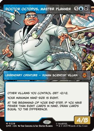 Doctor Octopus, Master Planner (Borderless)  [Foil]  (SPM-228) - [Marvel's Spider-Man] - Trinity Hobby