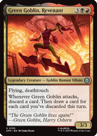Green Goblin, Revenant  [Foil]  (SPM-130) - [Marvel's Spider-Man]