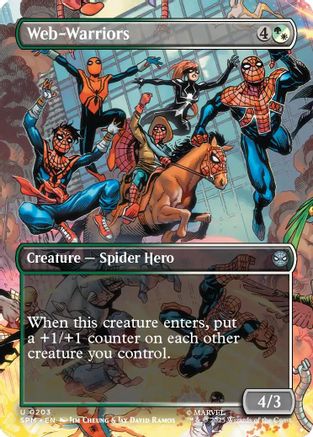 Web-Warriors (Borderless)  (SPM-203) - [Marvel's Spider-Man] - Trinity Hobby