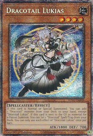 Dracotail Lukias (Starlight Rare) [JUSH-EN001] - Justice Hunters 1st Edition - Starlight Rare - Trinity Hobby