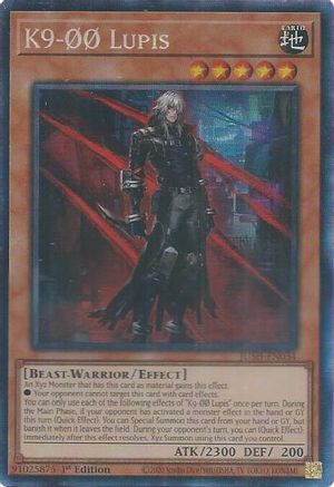 K9-00 Lupis (CR) [JUSH-EN034] - Justice Hunters 1st Edition - Collector's Rare - Trinity Hobby