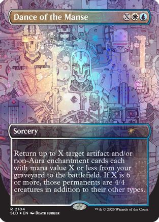 Dance of the Manse (Galaxy Foil)  [Foil]  (SLD-2104) - [Secret Lair Drop Series] - Trinity Hobby