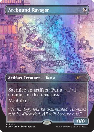 Arcbound Ravager (2105) (Galaxy Foil)  [Foil]  (SLD-2105) - [Secret Lair Drop Series] - Trinity Hobby