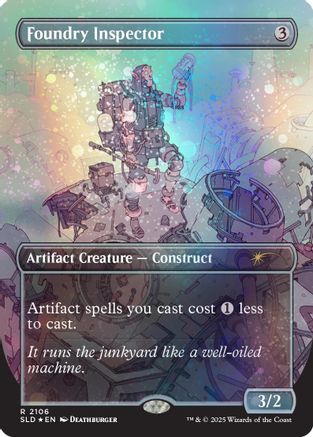 Foundry Inspector (Galaxy Foil)  [Foil]  (SLD-2106) - [Secret Lair Drop Series] - Trinity Hobby