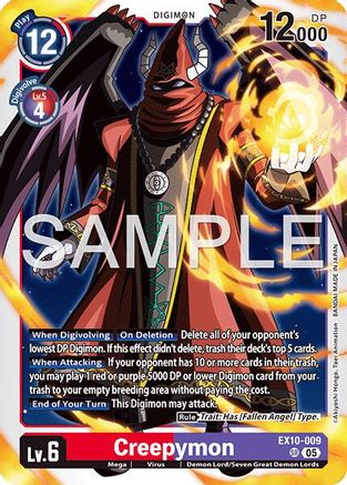 Creepymon (EX10-009) - [Sinister Order] Foil - Trinity Hobby