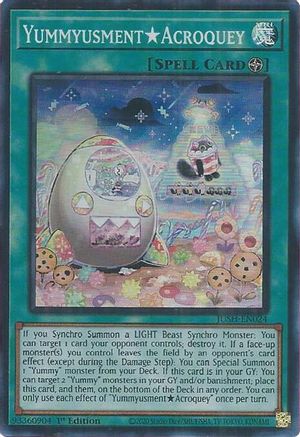 YummyusmentAcroquey (Super Rare) [JUSH-EN024] - Justice Hunters 1st Edition - Super Rare - Trinity Hobby