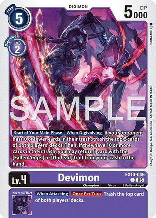 Devimon (EX10-046) - [Sinister Order] - Trinity Hobby