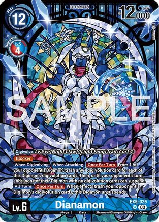 Dianamon (Premium Heroines Set Ver.2) (EX5-025) - [Animal Colosseum] Foil