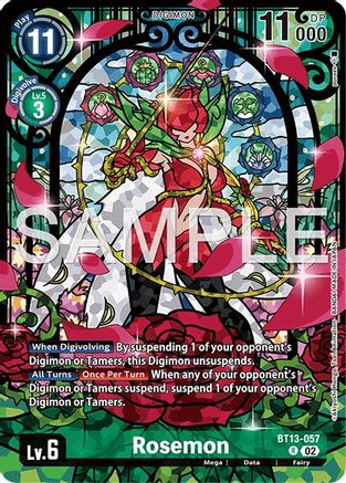 Rosemon (Premium Heroines Set Ver.2) (BT13-057) - [Versus Royal Knights] Foil