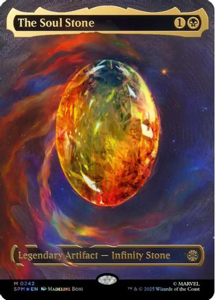 The Soul Stone (Cosmic Foil)  [Foil]  (SPM-242) - [Marvel's Spider-Man] - Trinity Hobby