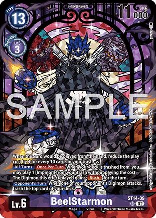BeelStarmon (Premium Heroines Set Ver.2) (ST14-09) - [Starter Deck 14: Beelzemon Advanced Deck Set] Foil