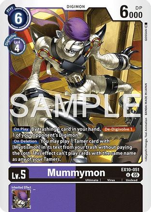 Mummymon (EX10-051) - [Sinister Order]