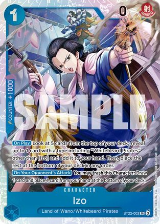 Izo (ST22-002) - [Starter Deck 22: Ace & Newgate] Foil