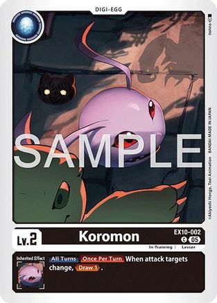 Koromon (EX10-002) - [Sinister Order] - Trinity Hobby