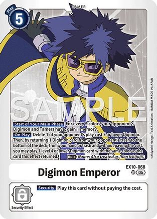 Digimon Emperor (EX10-068) - [Sinister Order] Foil - Trinity Hobby