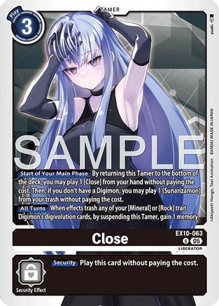 Close (EX10-063) - [Sinister Order] - Trinity Hobby