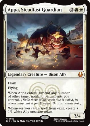 Appa, Steadfast Guardian  (TLA-010) - [Avatar: The Last Airbender] - Trinity Hobby