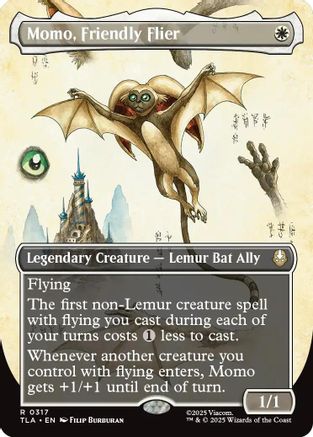 Momo, Friendly Flier (Borderless)  (TLA-317) - [Avatar: The Last Airbender] - Trinity Hobby
