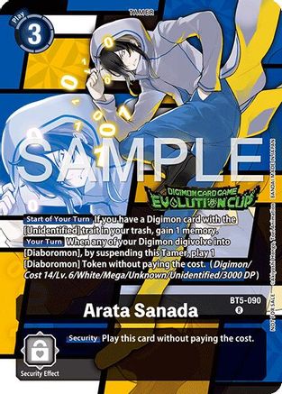 Arata Sanada (Evolution Cup 2025 Vol. 2) (BT5-090) - [Battle of Omni] Foil