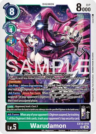 Warudamon (EX10-019) - [Sinister Order] Foil - Trinity Hobby