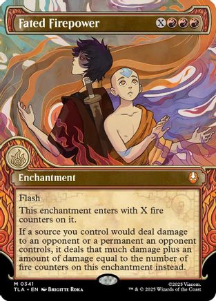 Fated Firepower (Showcase)  [Foil]  (TLA-341) - [Avatar: The Last Airbender] - Trinity Hobby