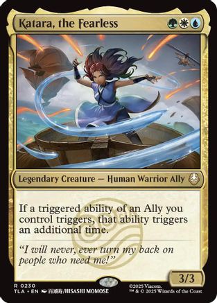 Katara, the Fearless  [Foil]  (TLA-230) - [Avatar: The Last Airbender] - Trinity Hobby
