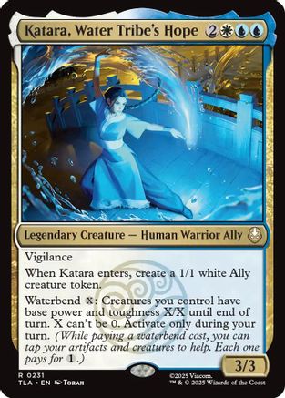Katara, Water Tribe's Hope  [Foil]  (TLA-231) - [Avatar: The Last Airbender] - Trinity Hobby