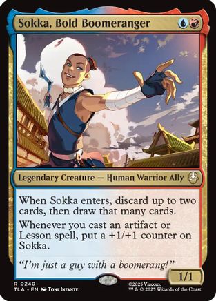 Sokka, Bold Boomeranger  (TLA-240) - [Avatar: The Last Airbender] - Trinity Hobby