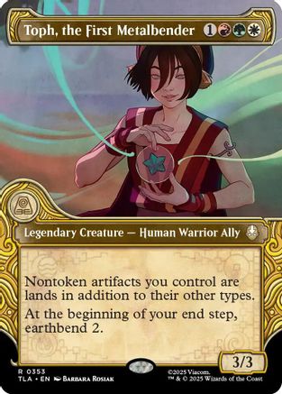 Toph, the First Metalbender (Showcase)  (TLA-353) - [Avatar: The Last Airbender] - Trinity Hobby