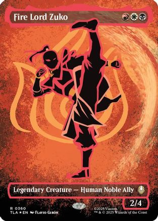 Fire Lord Zuko (Borderless Battle Pose)  (TLA-360) - [Avatar: The Last Airbender] - Trinity Hobby