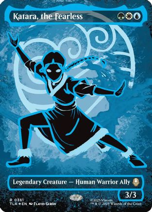 Katara, the Fearless (Borderless Battle Pose)  (TLA-361) - [Avatar: The Last Airbender] - Trinity Hobby