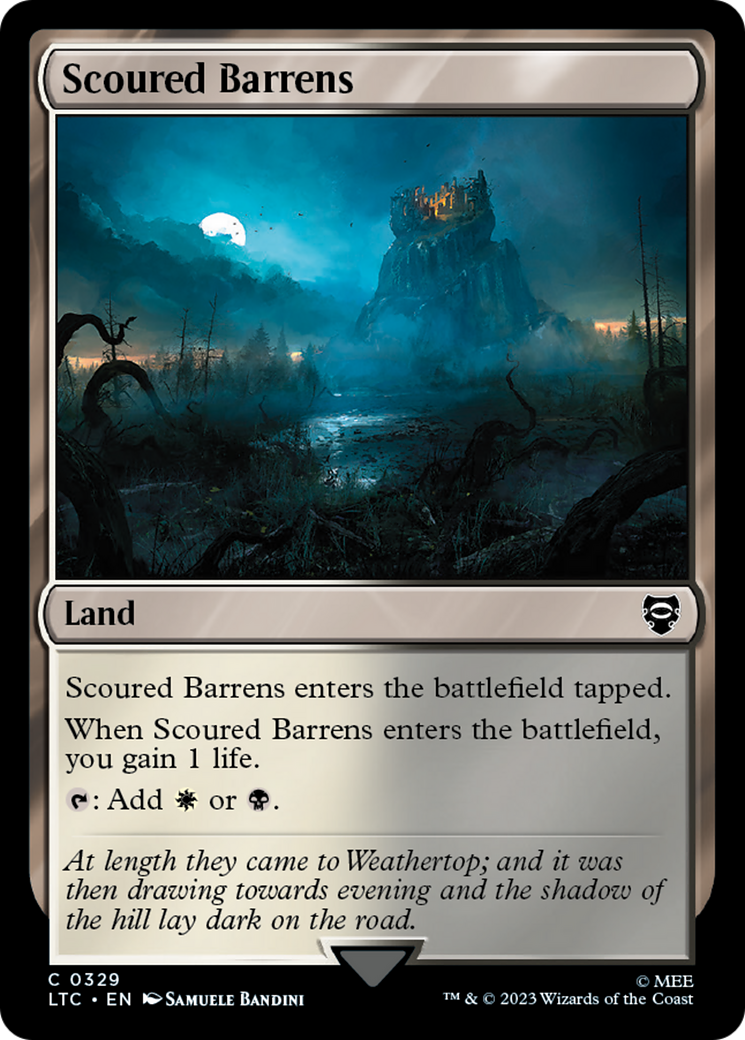 Scoured Barrens [The Lord of the Rings: Tales of Middle-Earth Commander] - Trinity Hobby