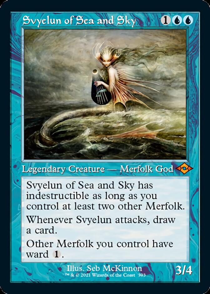 Svyelun of Sea and Sky (Retro Foil Etched) [Modern Horizons 2] - Trinity Hobby