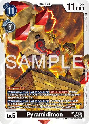 Pyramidimon (EX10-033) - [Sinister Order] Foil - Trinity Hobby