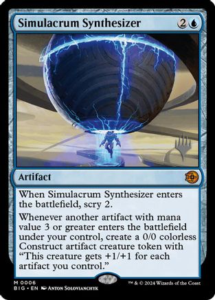 Simulacrum Synthesizer  [Foil]  (PPEOE-006) - [Promo Pack: Edge of Eternities] - Trinity Hobby