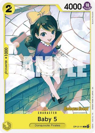 Baby 5 (111) (OP12-111) - [Legacy of the Master Release Event Cards]