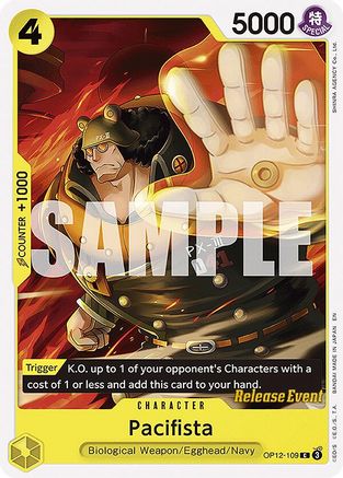 Pacifista (OP12-109) - [Legacy of the Master Release Event Cards]