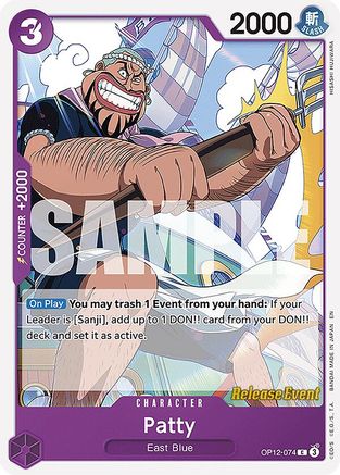 Patty (OP12-074) - [Legacy of the Master Release Event Cards]