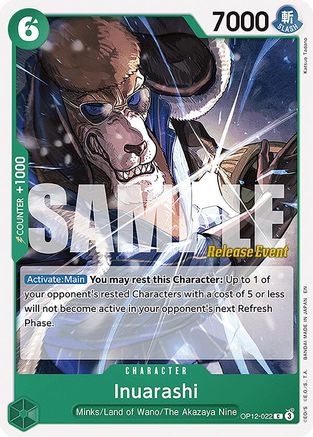 Inuarashi (OP12-022) - [Legacy of the Master Release Event Cards]