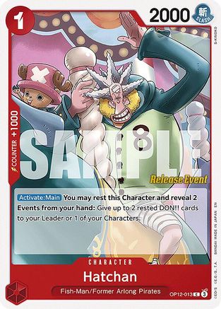 Hatchan (OP12-013) - [Legacy of the Master Release Event Cards]