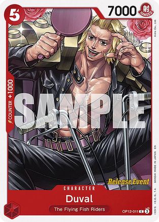 Duval (OP12-011) - [Legacy of the Master Release Event Cards]