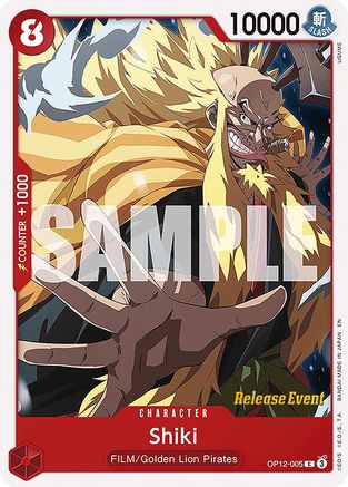 Shiki (OP12-005) - [Legacy of the Master Release Event Cards]
