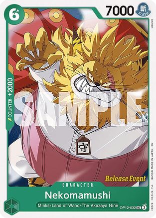 Nekomamushi (OP12-032) - [Legacy of the Master Release Event Cards]