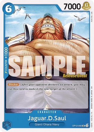 Jaguar.D.Saul (OP12-050) - [Legacy of the Master Release Event Cards]