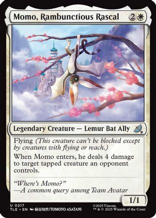 Momo, Rambunctious Rascal  (TLE-217) - [Avatar: The Last Airbender: Eternal-Legal] - Trinity Hobby