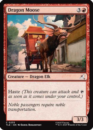 Dragon Moose  [Foil]  (TLE-235) - [Avatar: The Last Airbender: Eternal-Legal] - Trinity Hobby