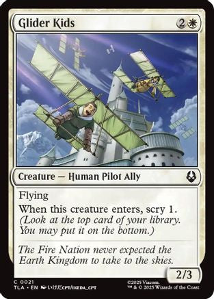 Glider Kids  (TLA-021) - [Avatar: The Last Airbender]