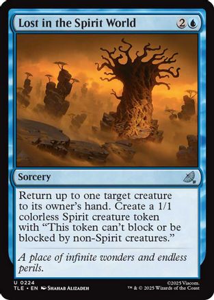 Lost in the Spirit World  [Foil]  (TLE-224) - [Avatar: The Last Airbender: Eternal-Legal]