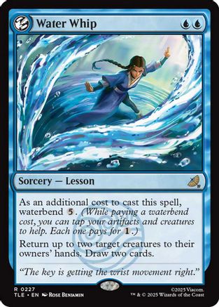 Water Whip  [Foil]  (TLE-227) - [Avatar: The Last Airbender: Eternal-Legal] - Trinity Hobby